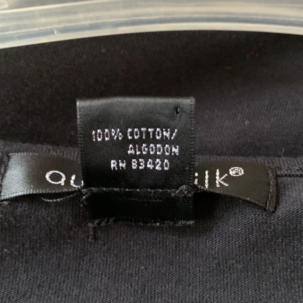 august silk 100% cotton short sleeve top. - Picture 5 of 5